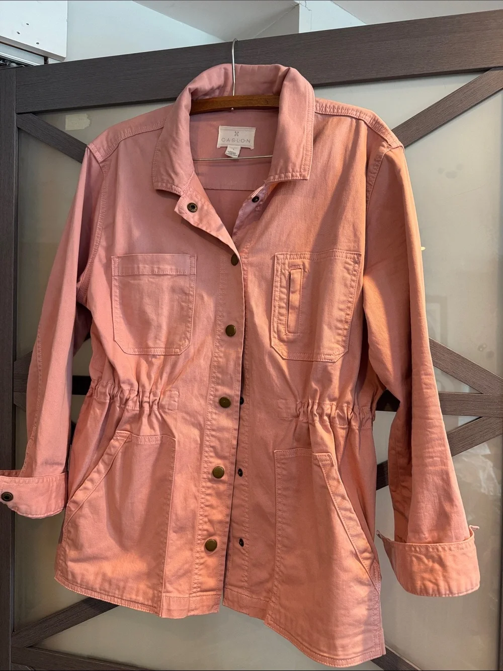 Caslon Dusty Rose Utility Jacket